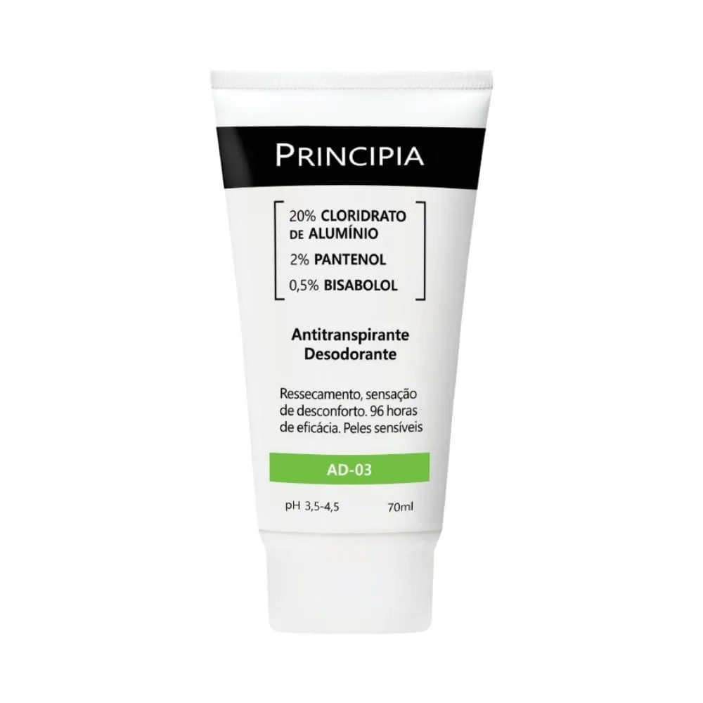 Desodorante Antitranspirante Principia AD-03 Creme 70ml