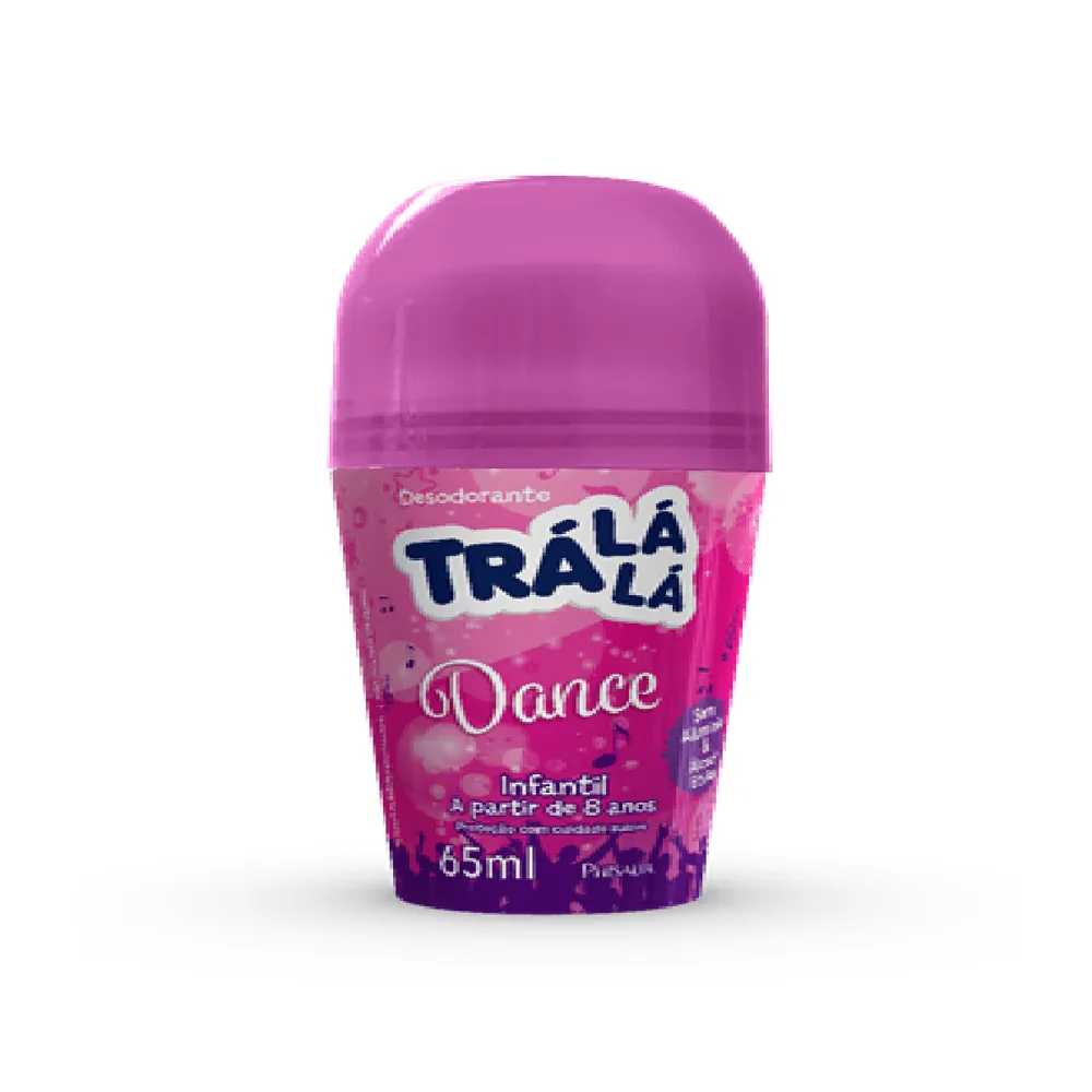 Desodorante Infantil Trá Lá Lá Dance +8 anos Roll-On 65ml
