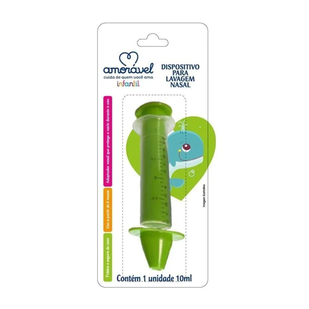 Dispositivo Lavagem Nasal Amorável Verde 10ml