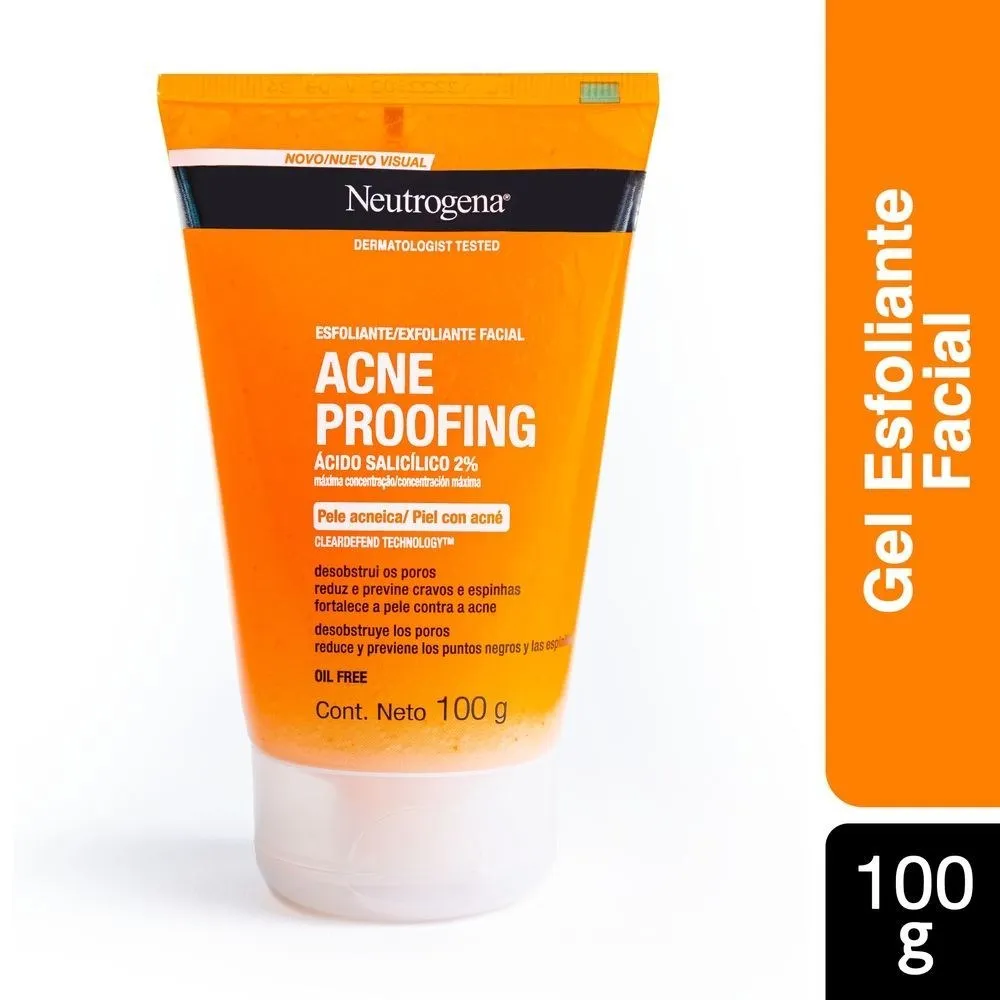 Esfoliante Facial Neutrogena Acne Proofing com Ácido Salicílico 100g