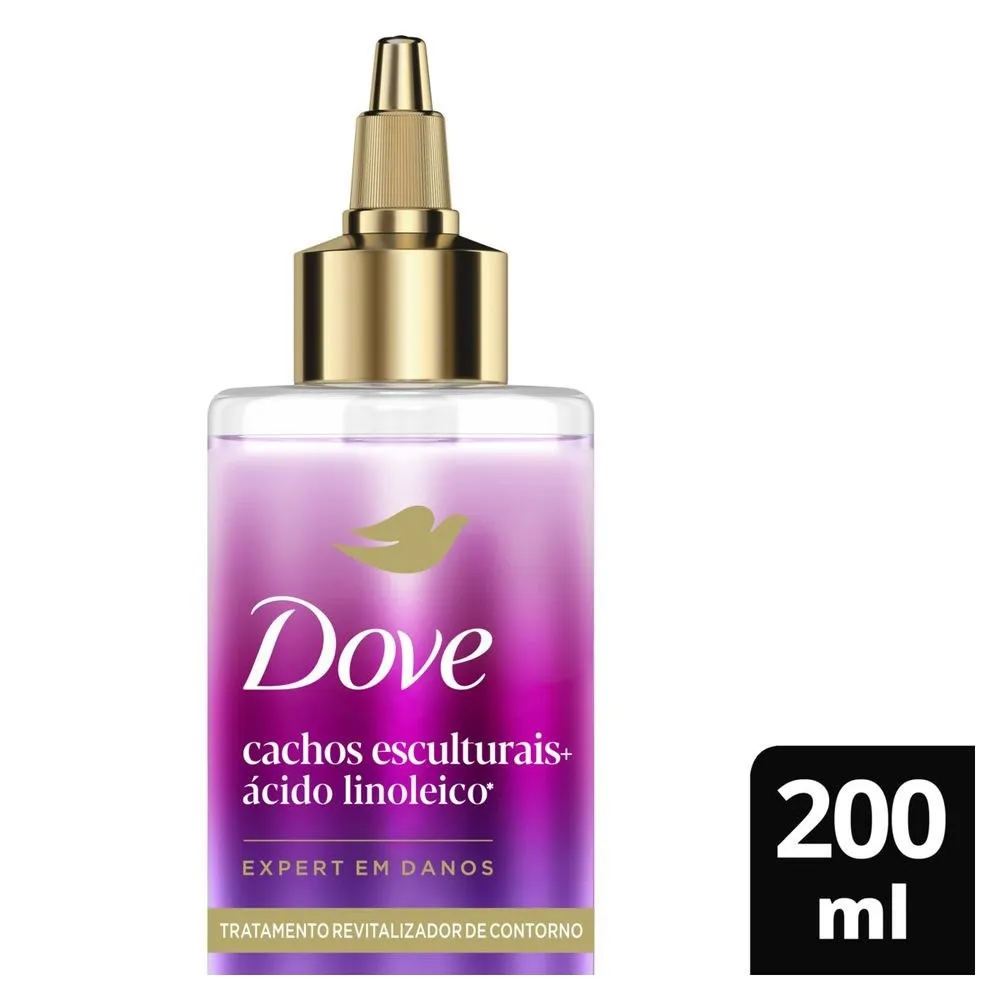 Finalizador Dove Tratamento Revitalizador De Contorno Cachos Esculturais + Ácido Linoleico 200ml
