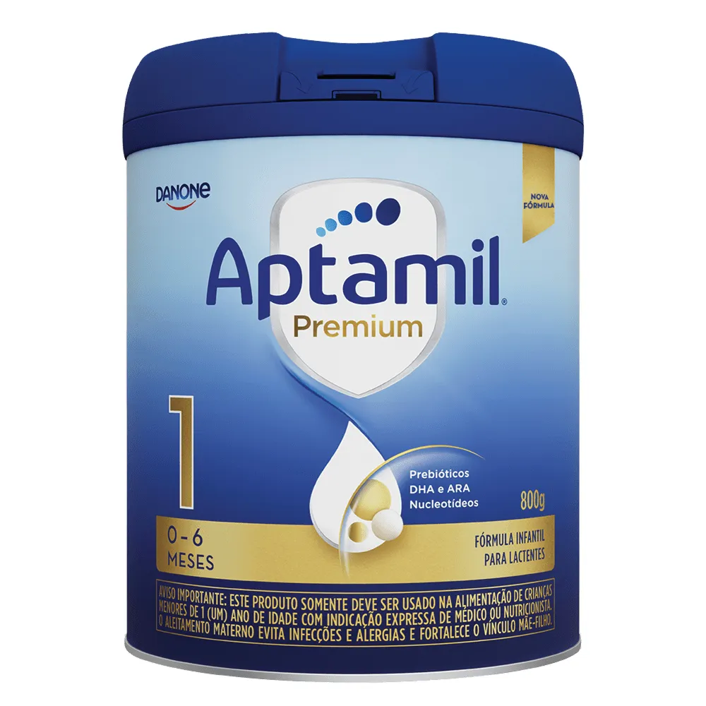Fórmula Infantil Aptamil 1 Premium De 0 A 6 Meses 800g