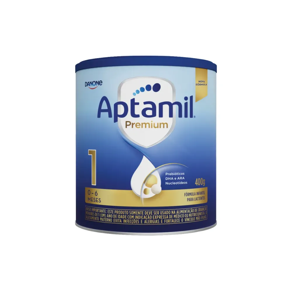 Fórmula Infantil Aptamil Premium 1 Danone 0 a 6 meses 400g