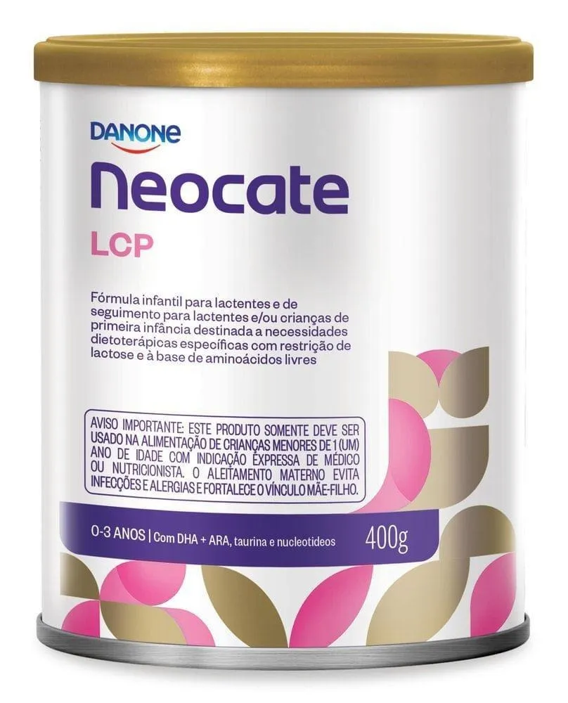 Fórmula Infantil Neocate LCP Hipoalergênica DHA ARA de 0 a 3 anos 400g