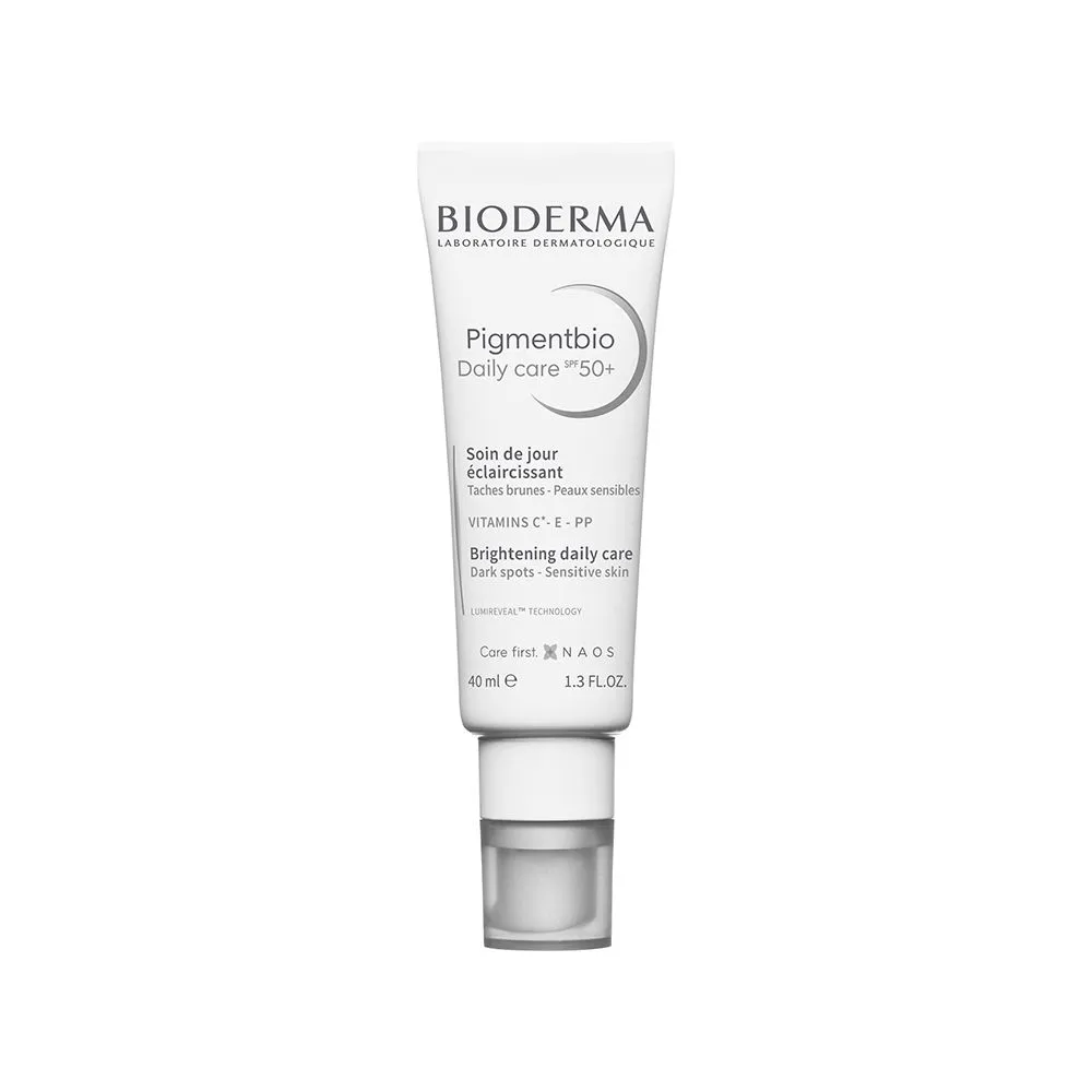 Gel Creme Facial Bioderma Pigmentbio Daily Care Clareador com Vitamina C FPS 50+ 40ml