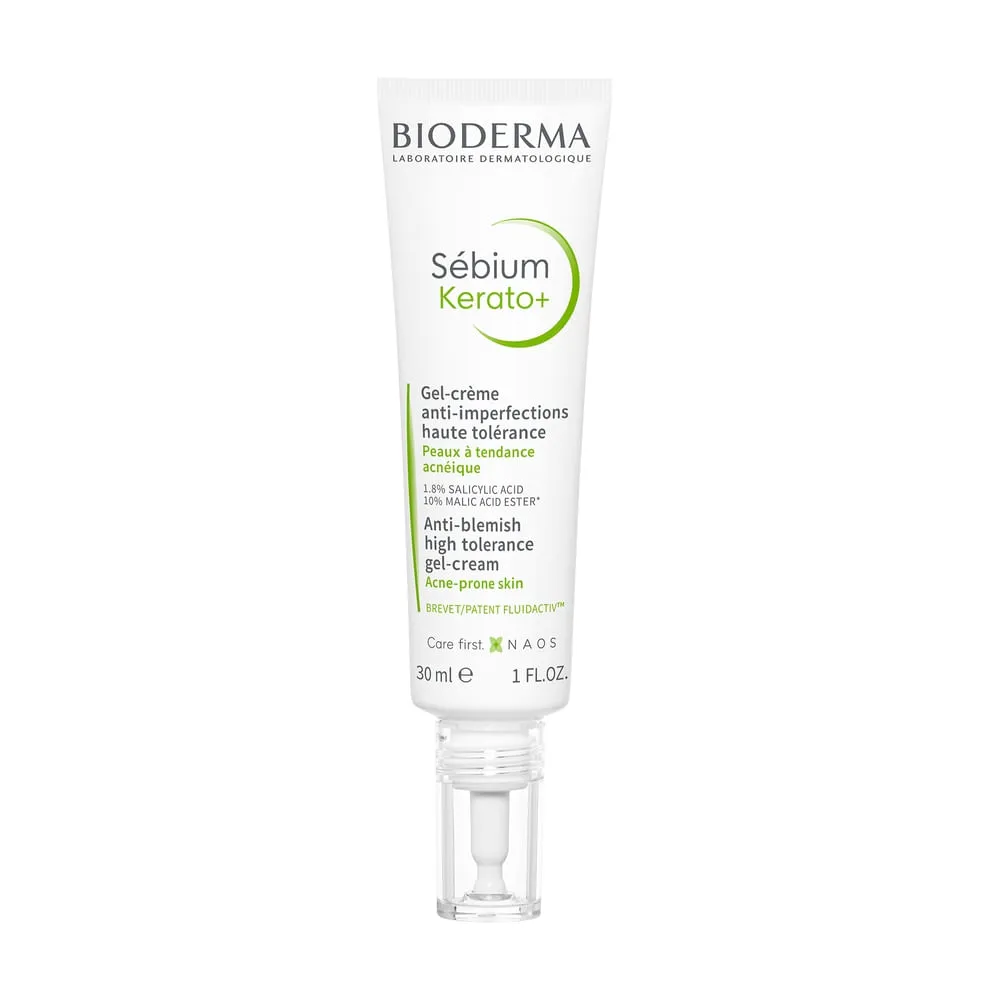 Gel Creme Facial Bioderma Sébium Kerato+ Antiacne e Antimarcas 30ml