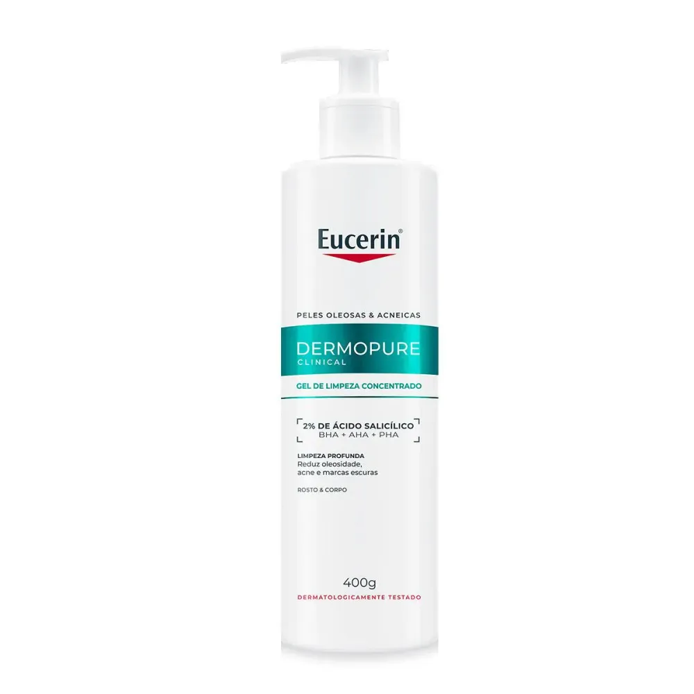 Gel de Limpeza Facial Eucerin Dermo Pure Concentrado 400g
