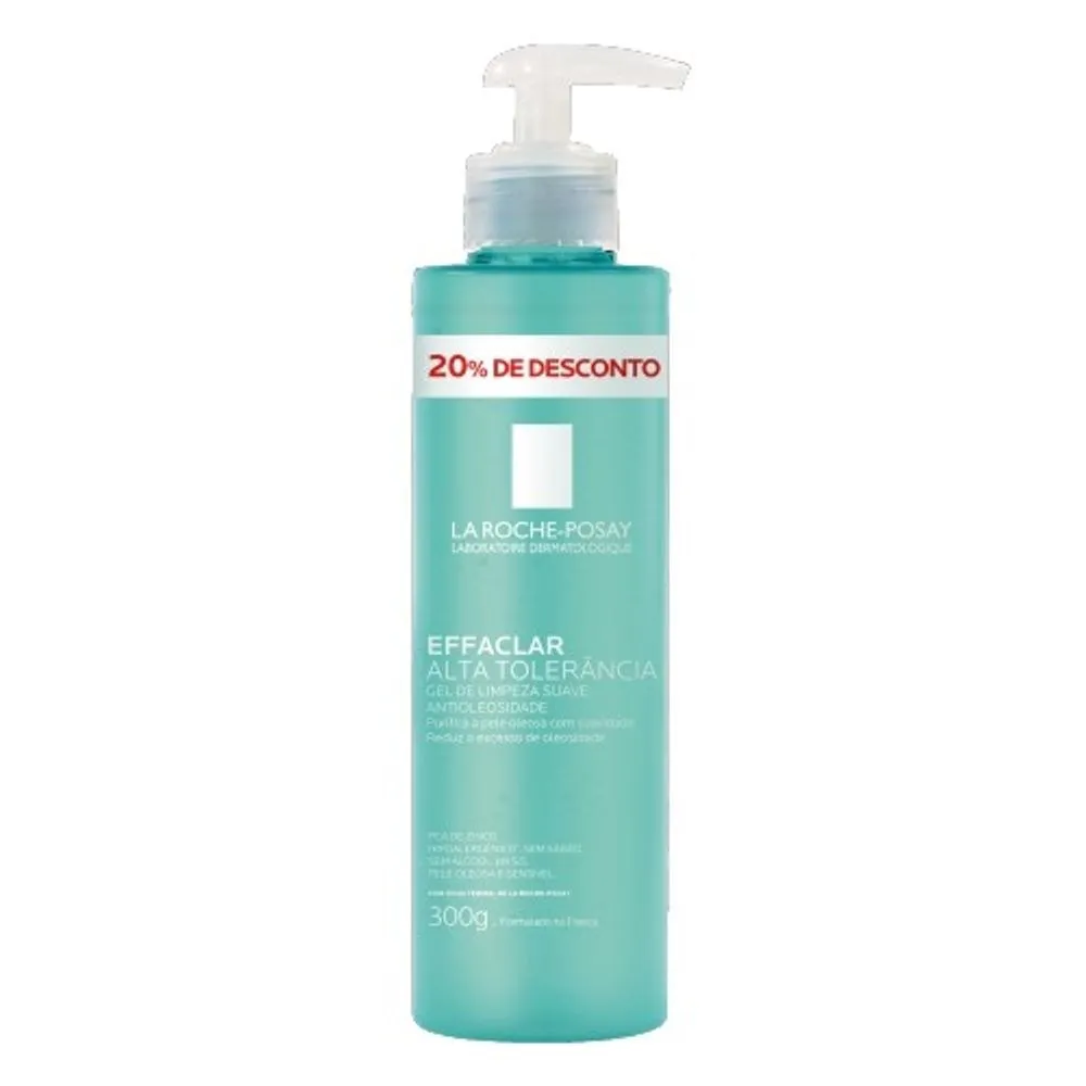 Gel de Limpeza Facial La Roche-Posay Effaclar Alta Tolerância Antioleosidade 300g