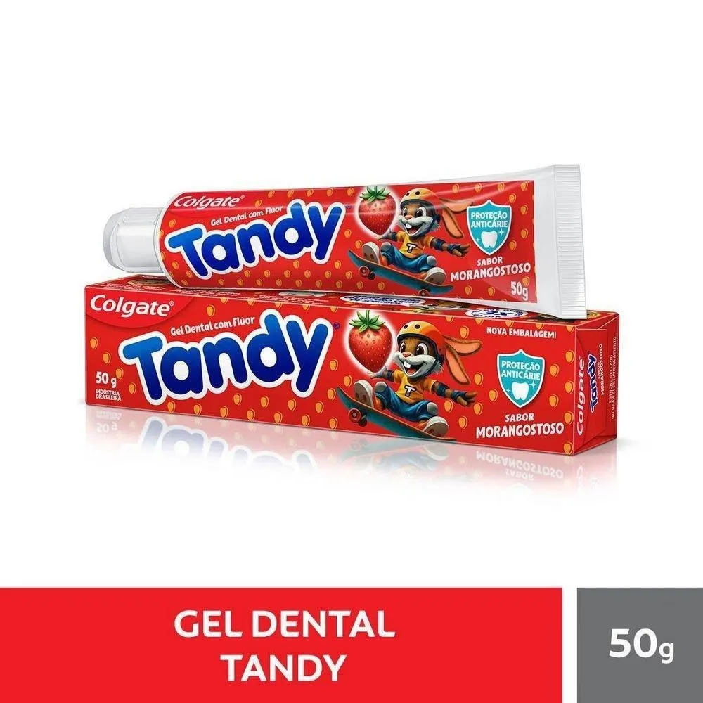 Gel Dental Infantil Colgate Tandy Sabor Morango 50g