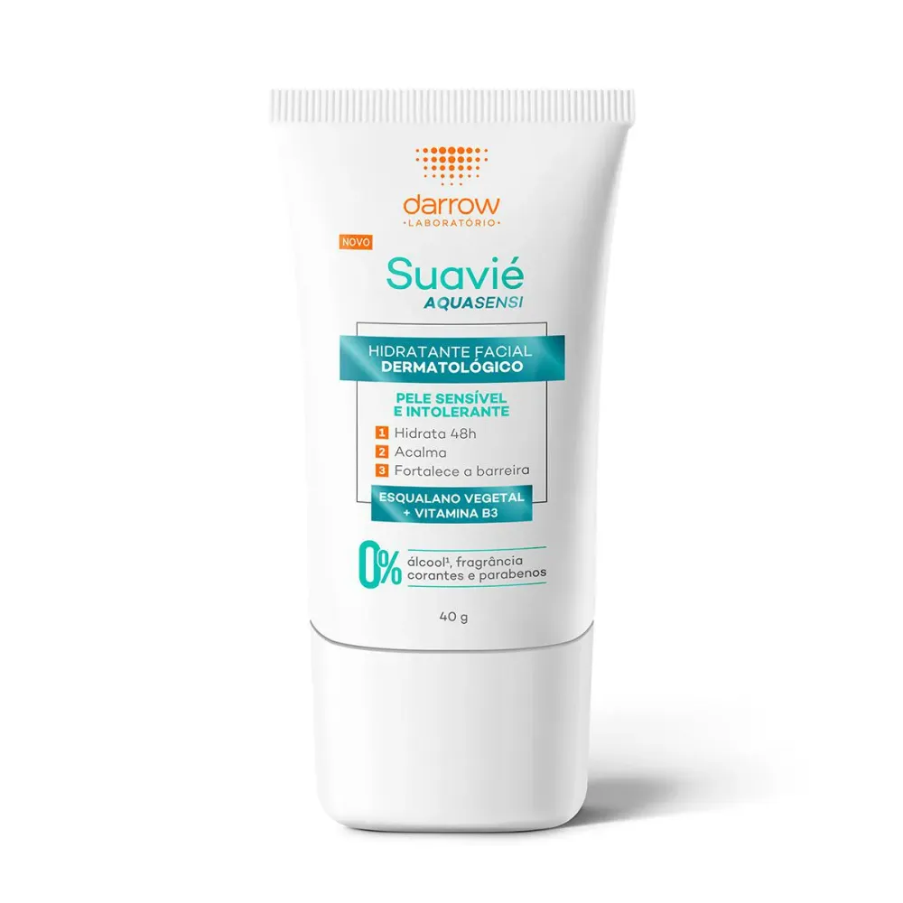 Gel Hidratante Facial Dermatológico Suavié Aquasensi Pele Sensível e Intolerante 40g