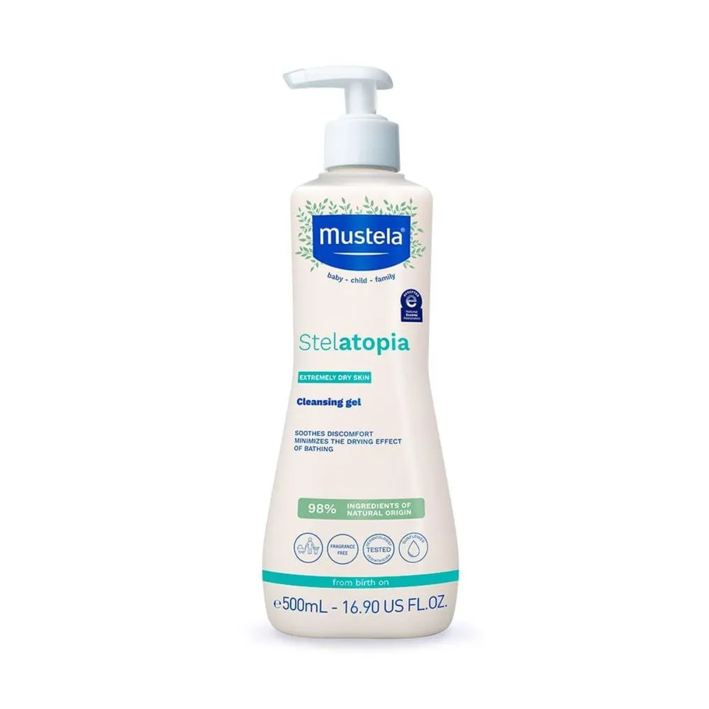 Gel Lavante Mustela Stelatopia Bebê Sem Fragrância 500ml