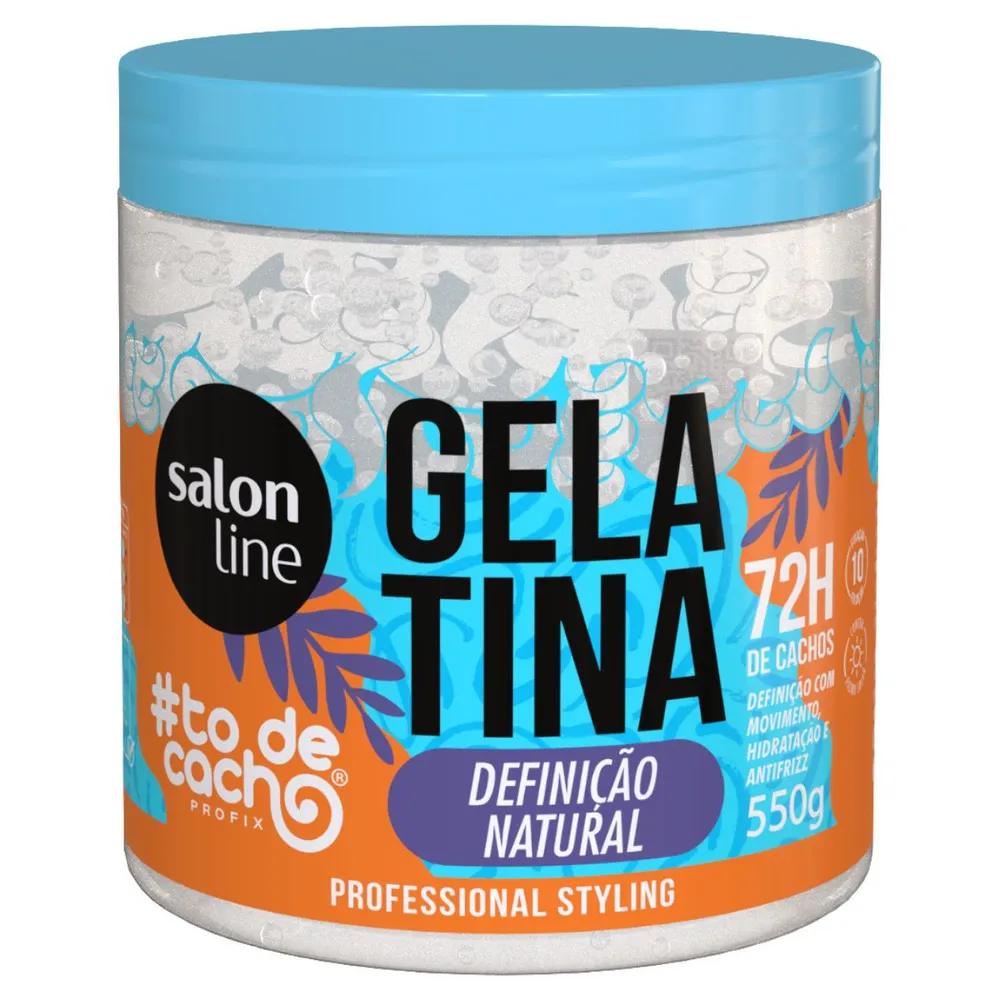 Gelatina Condicionador Solon Line Todecacho Definicao Natural 550g