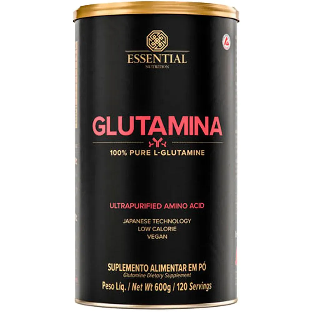 Glutamina 100% Pura - Lata 600g - Essential Nutrition