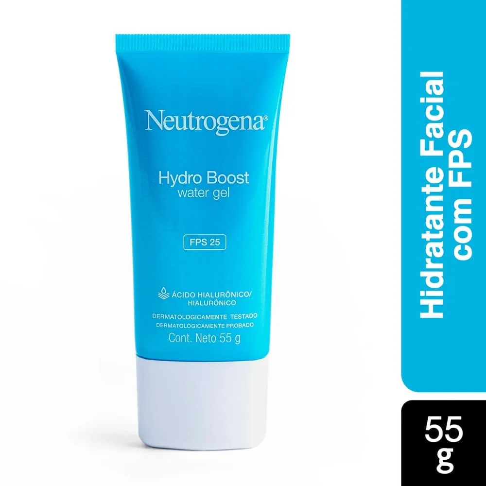 Hidratante Facial Neutrogena Hydro Boost Water Gel FPS 25 e Ácido Hialurônico 55g