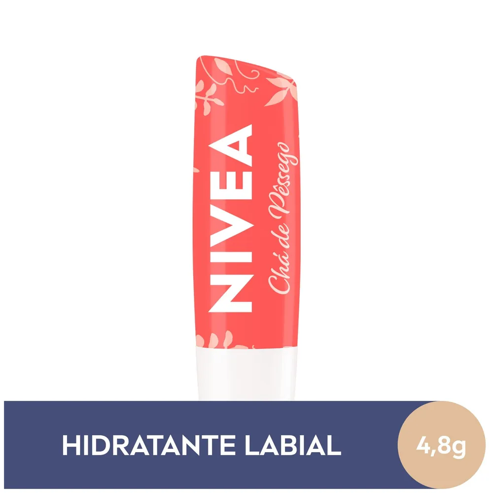 Hidratante Labial Nivea Chá De Pêssego Bridgerton 4,8g