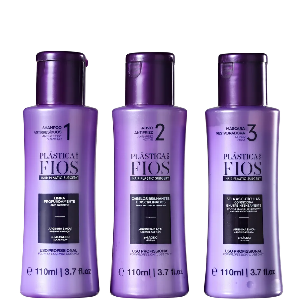 Kit Cadiveu Professional Plástica dos Fios Trio (3 Produtos)
