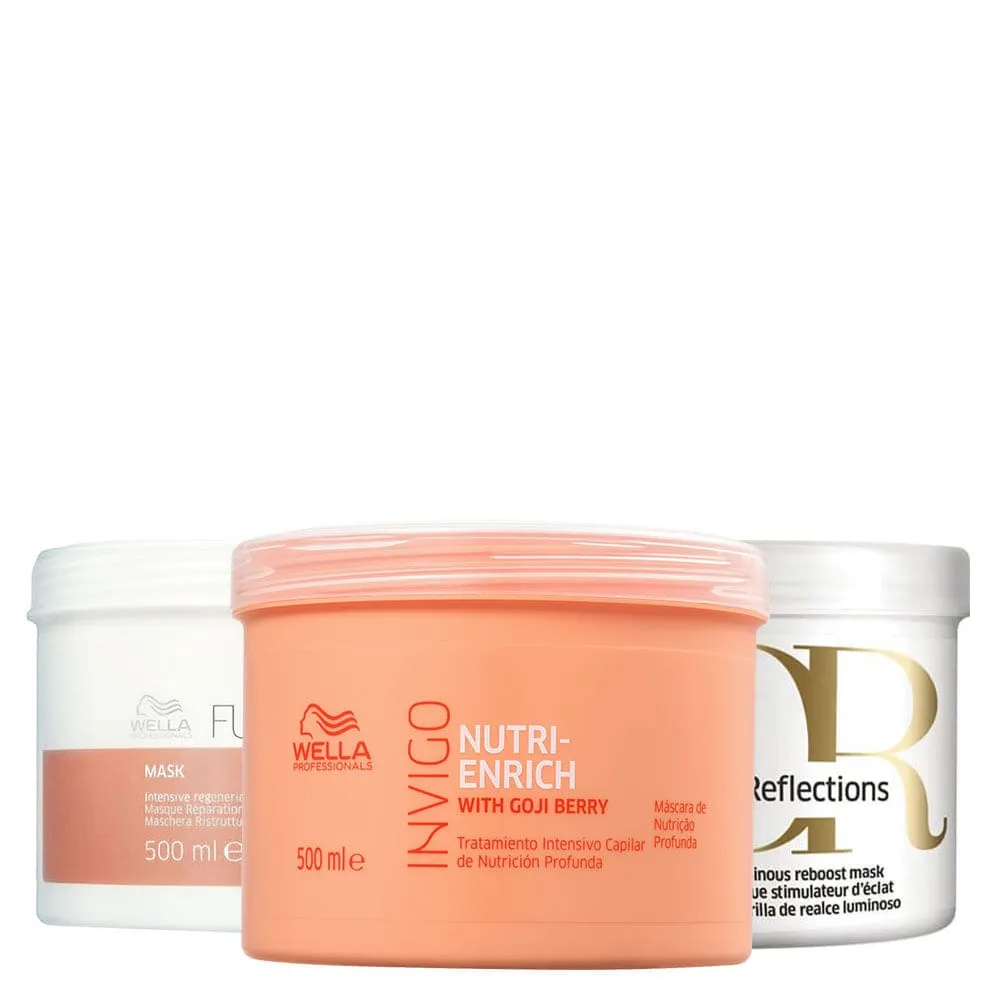 Kit de Cronograma Capilar Wella Professionals Profissional - 3 Produtos