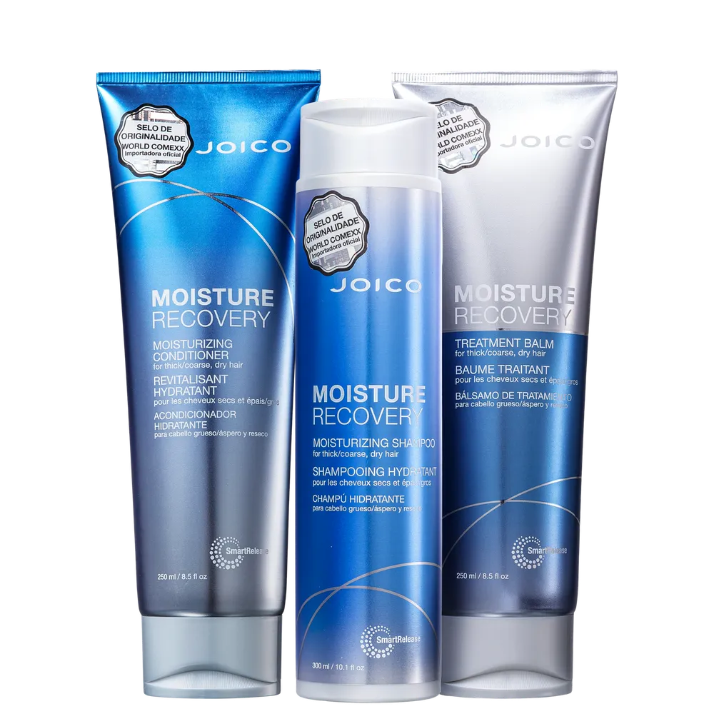 Kit Joico Moisture Recovery Smart Release Trio (3 Produtos)