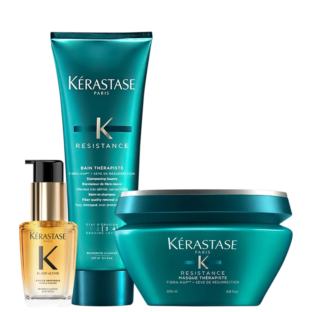 Kit Kérastase Résistance Elixir Ultime L'Huile Originale (3 Produtos)