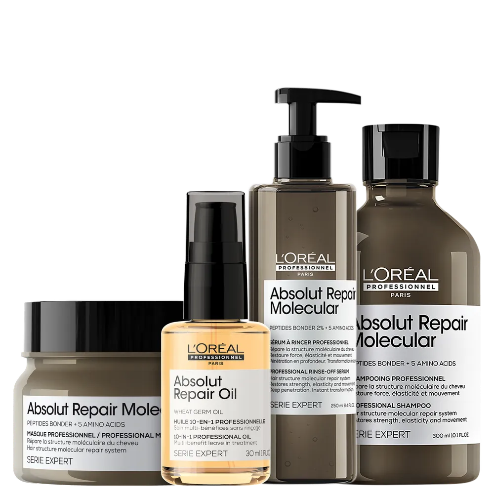 Kit L'Oréal Professionnel Absolut Repair Molecular + Repair Oil (4 Produtos)