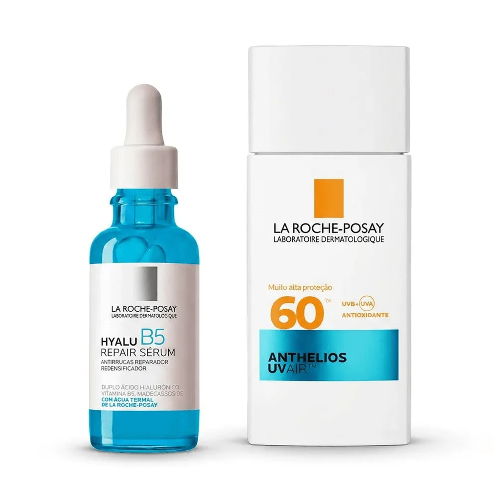 Kit La Roche-Posay Anti Idade Hyalu B5 Sérum 30ml + Anthelios UV Air FPS 60 45ml