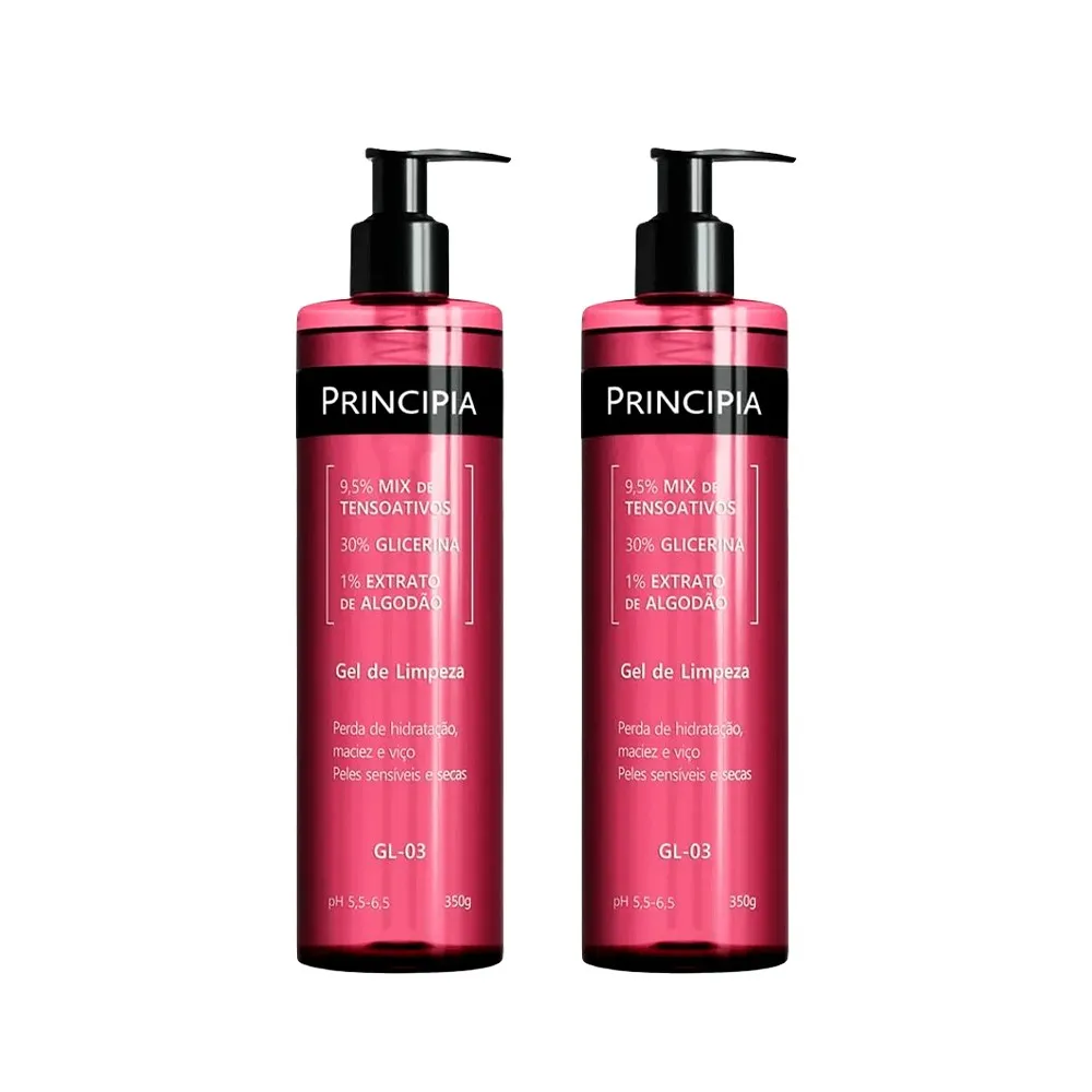 Kit Principia Gel De Limpeza Gl-03 350ml 2 Unidades