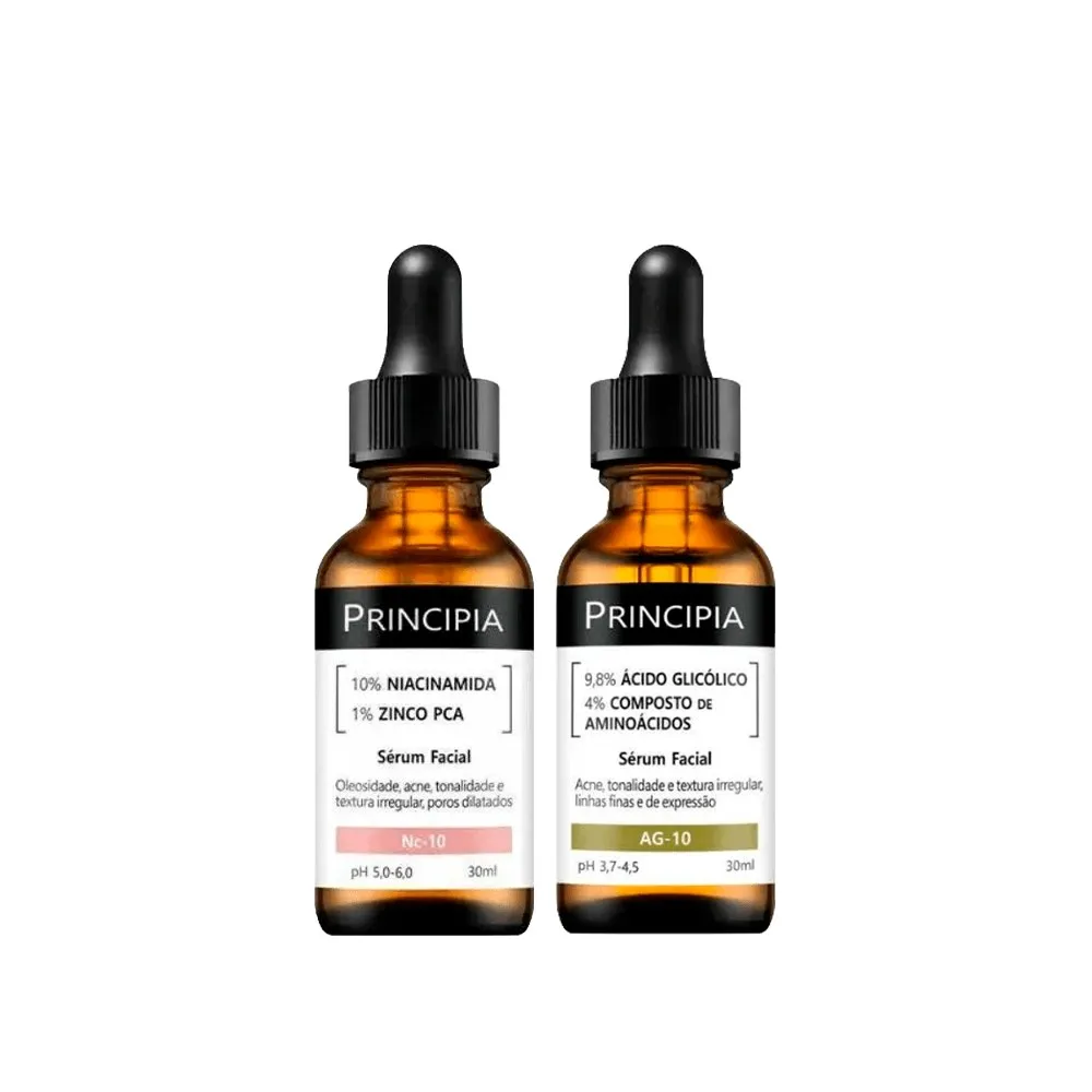 Kit Principia Sérum NC-10 30ml + Sérum AG-10 30ml