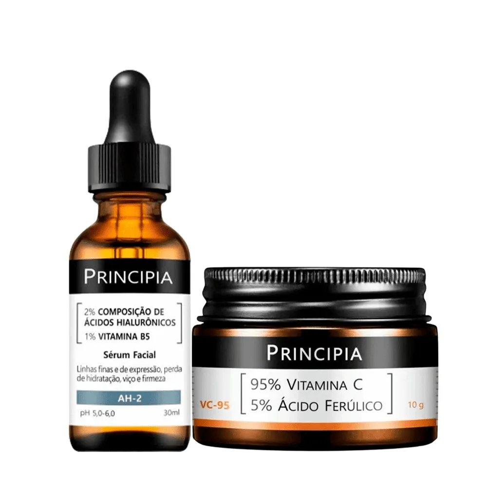 Kit Principia Vitamina C-95 + Hialurônicos