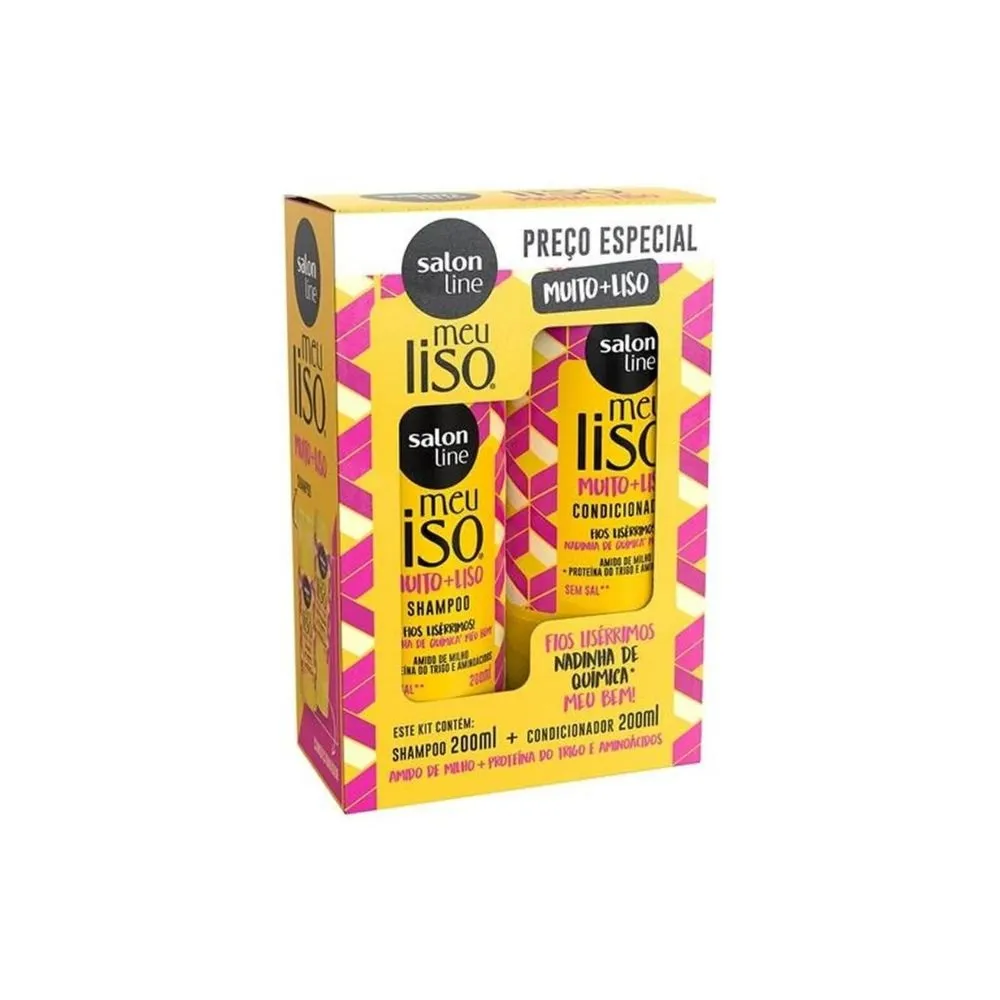 Kit Sh+cond Salon Line meu liso Mui