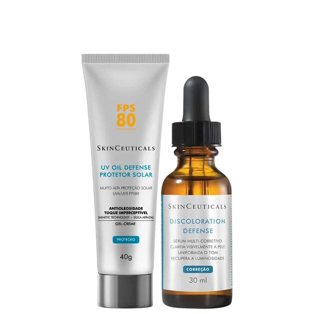 Kit SkinCeuticals Discoloration Defense FPS 80 (2 Produtos)