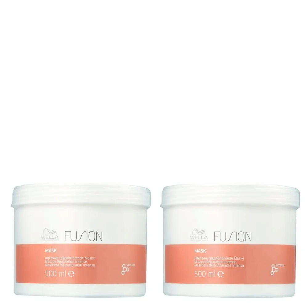 Kit Wella Professionals Fusion Máscara de Reparação 500 ml - 2 Unidades