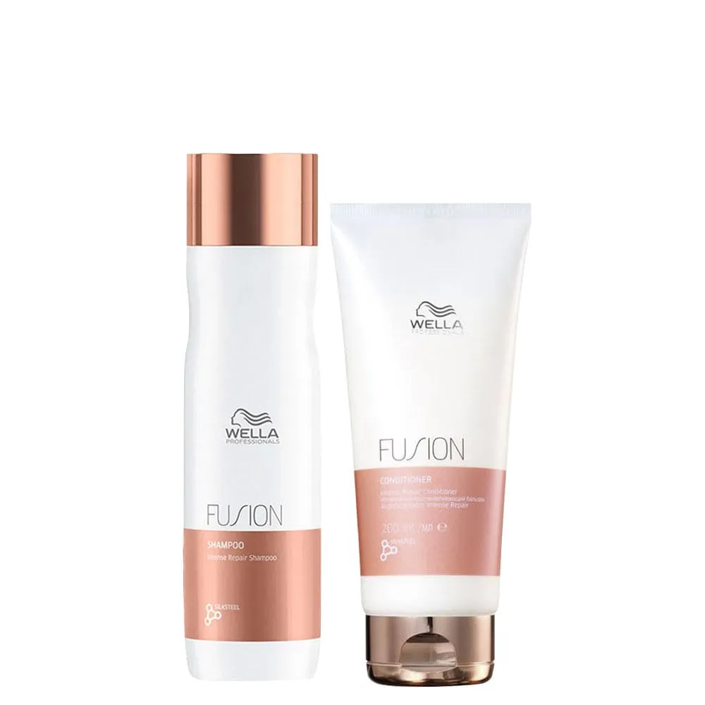 Kit Wella Professionals Fusion - Shampoo 250 ml + Condicionador 200 ml