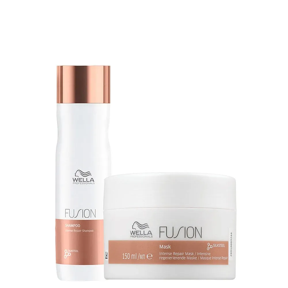 Kit Wella Professionals Fusion - Shampoo 250 ml + Máscara 150 ml