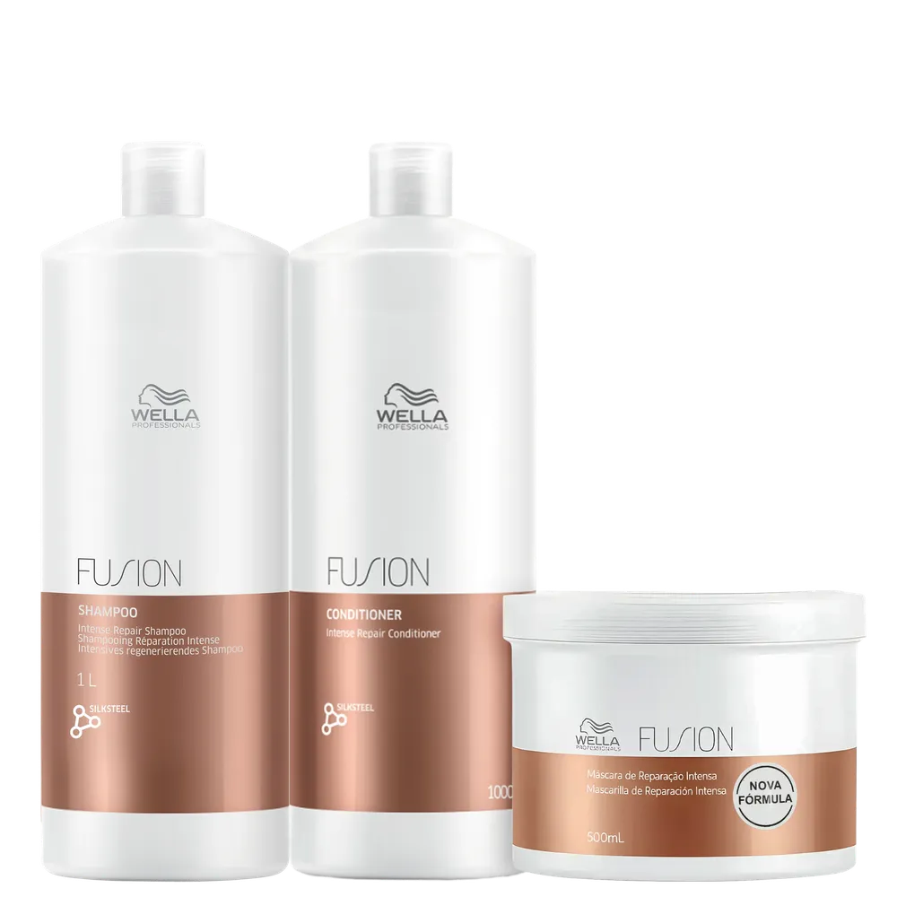 Kit Wella Professionals Fusion Trio Salão (3 Produtos)
