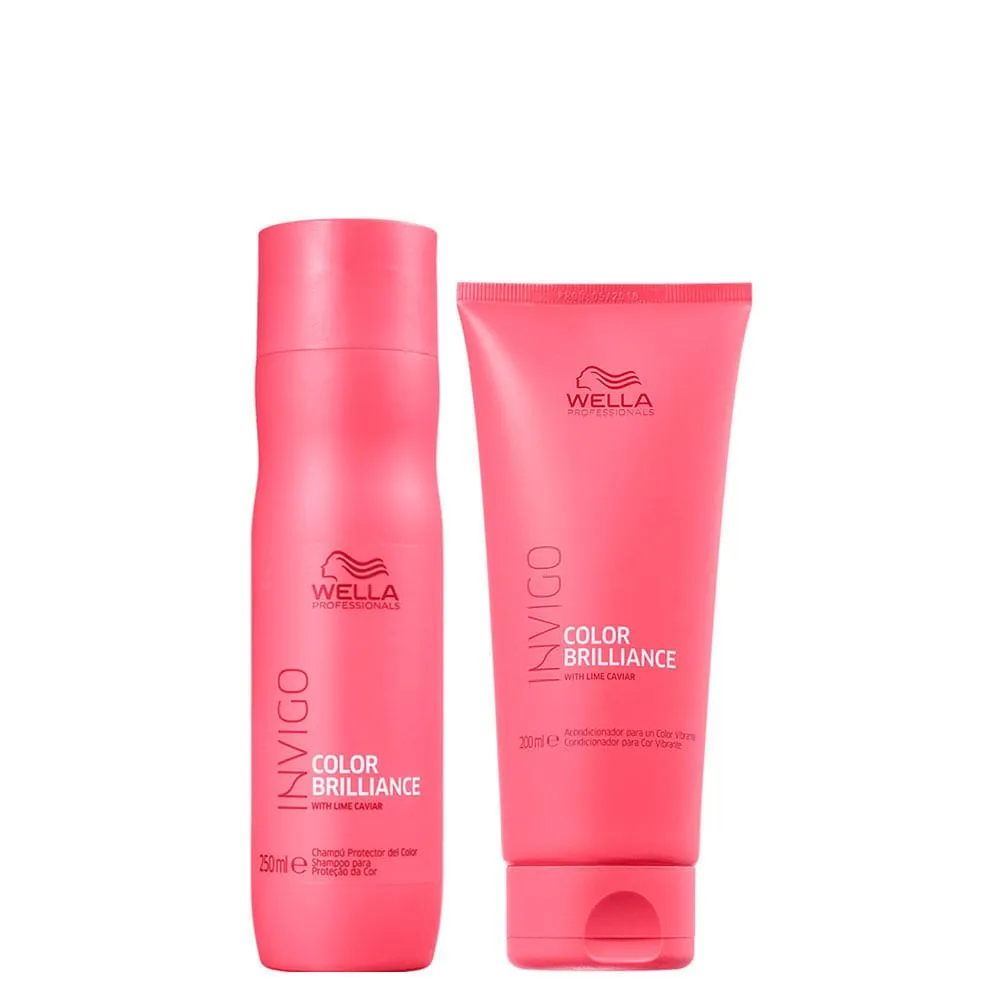 Kit Wella Professionals Invigo Color Brilliance - Shampoo 250 ml + Condicionador 200 ml