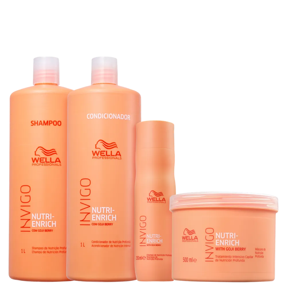 Kit Wella Professionals Invigo Nutri-Enrich Salon Power (4 Produtos)