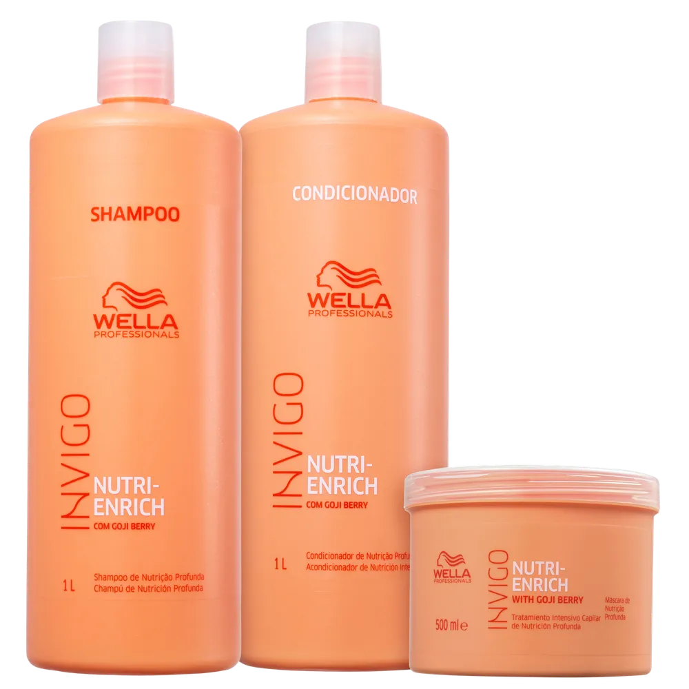 Kit Wella Professionals Invigo Nutri-Enrich Salon Trio (3 Produtos)
