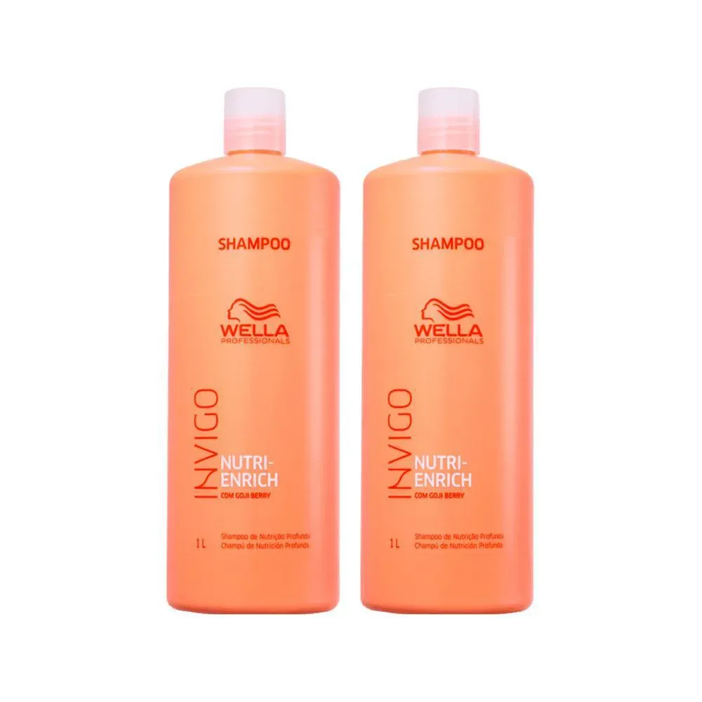 Kit Wella Professionals Invigo Nutri-enrich - Shampoo 1l (2 Produtos)