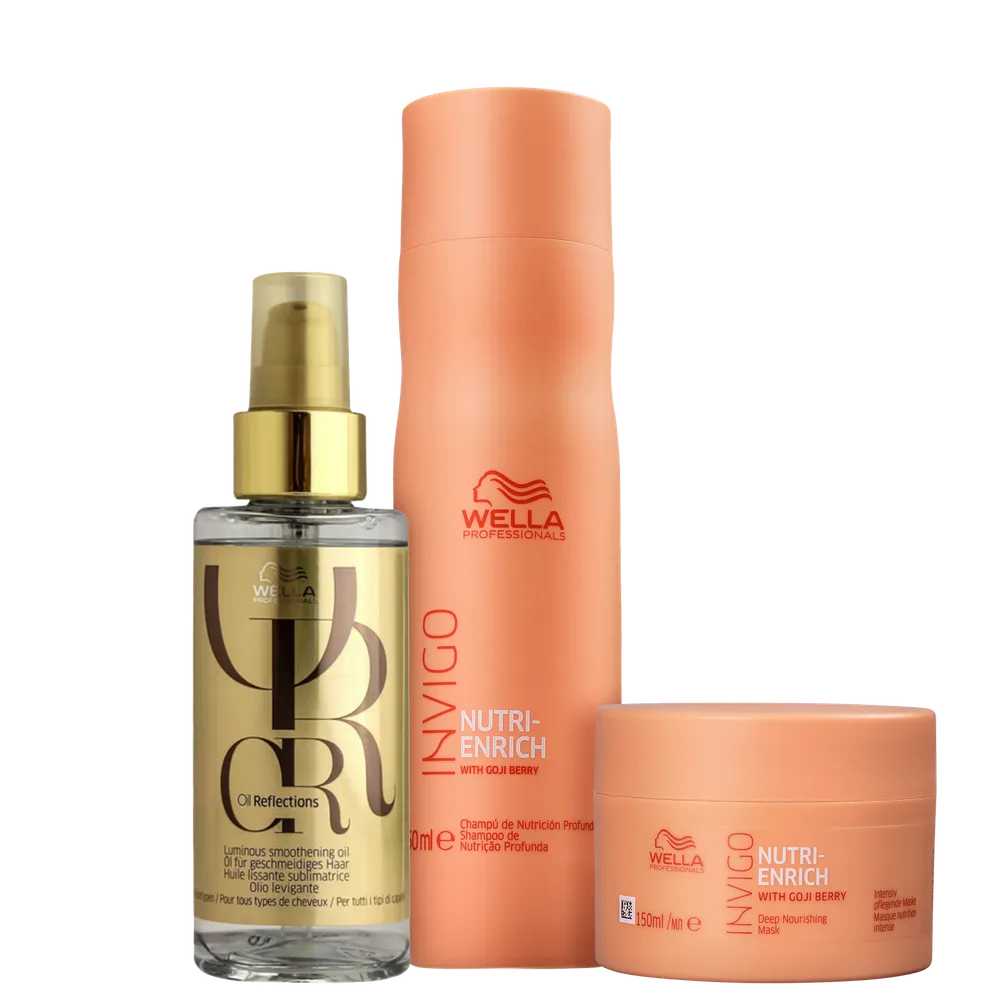 Kit Wella Professionals Invigo Nutri-Enrich Triplo (3 Produtos)