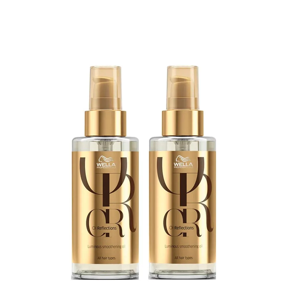 Kit Wella Professionals Oil Reflections Óleo Capilar 100 ml - 2 Unidades