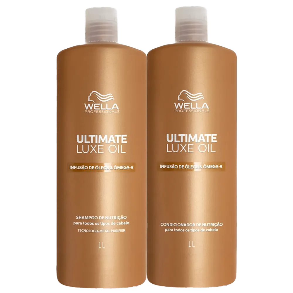Kit Wella Professionals Ultimate Luxe Oil Salon Duo (2 Produtos)