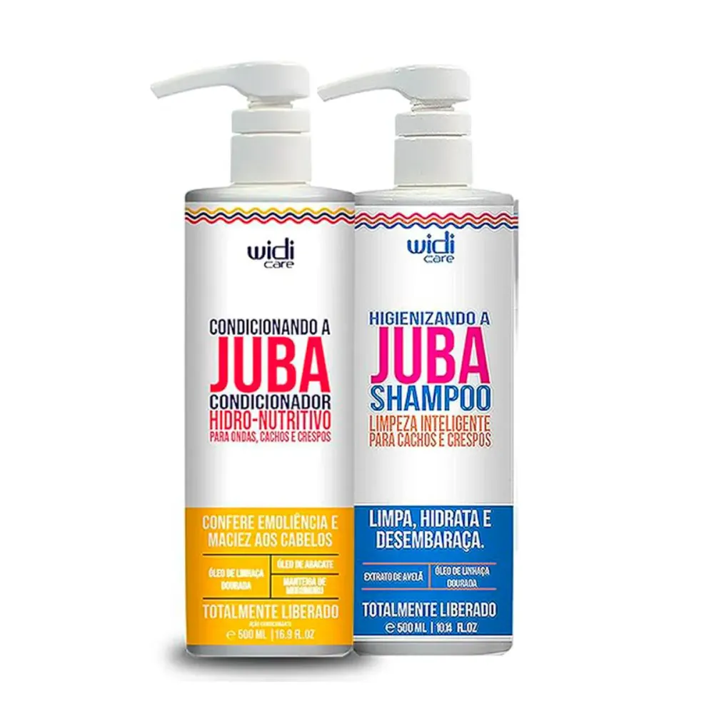 Kit Widi Care Juba Shampoo 500ml + Condicionador 500ml