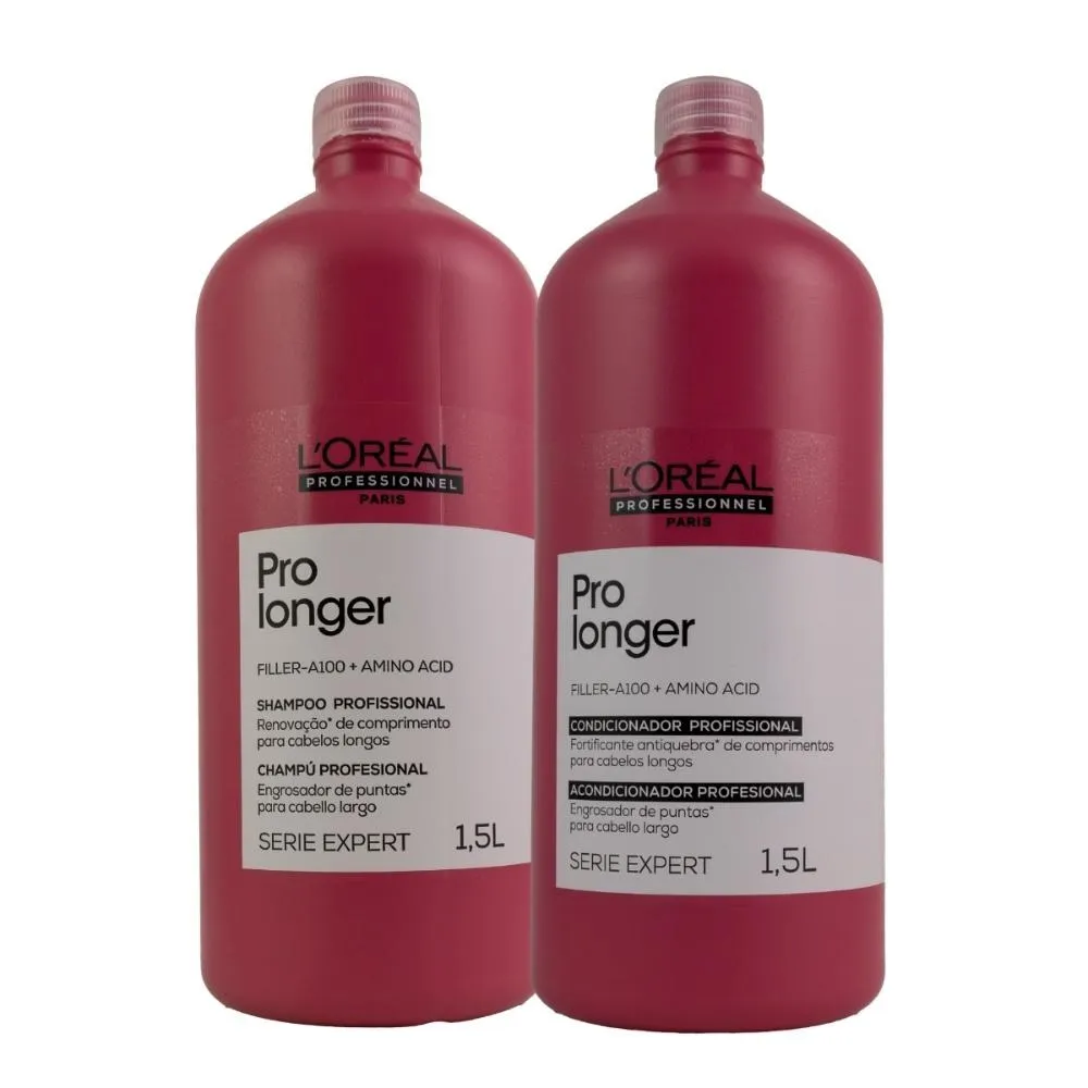 L'Oréal Pro Longer - Kit Shampoo + Condicionador 1,5L cada