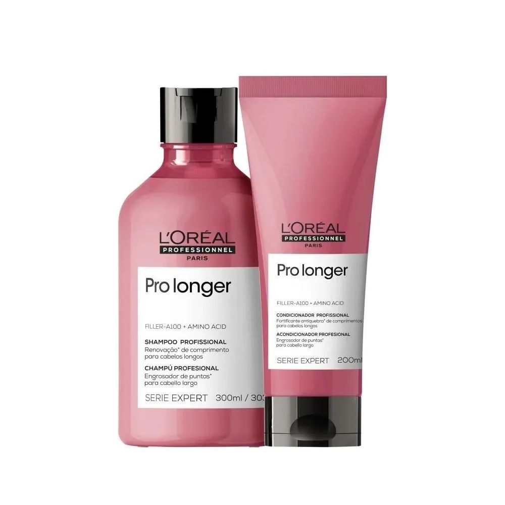 L'Oréal Pro Longer - Shampoo 300ml + Condicionador 200ml