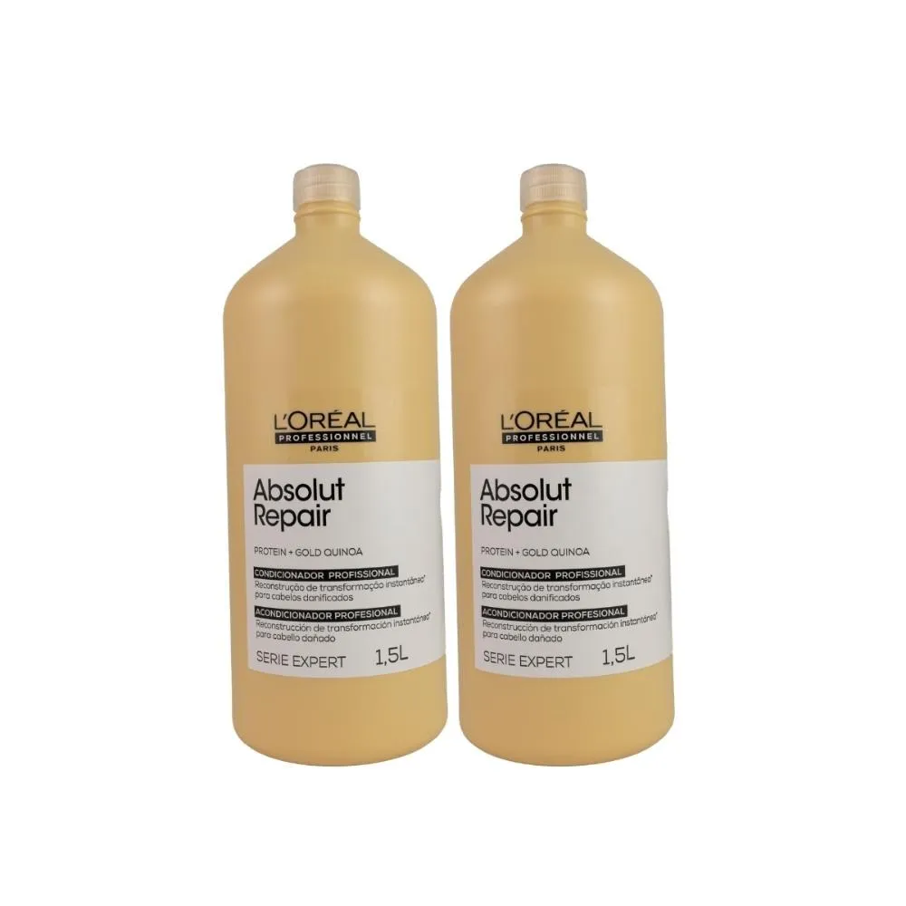 L'Oréal Professionnel Absolut Gold Kit - 2 Condicionadores 1,5L