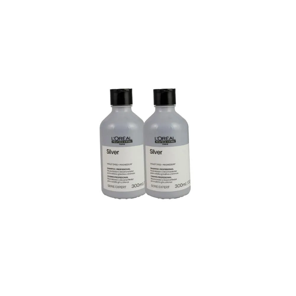 L’Oréal Professionnel Silver - Kit 2 Shampoo 300ml