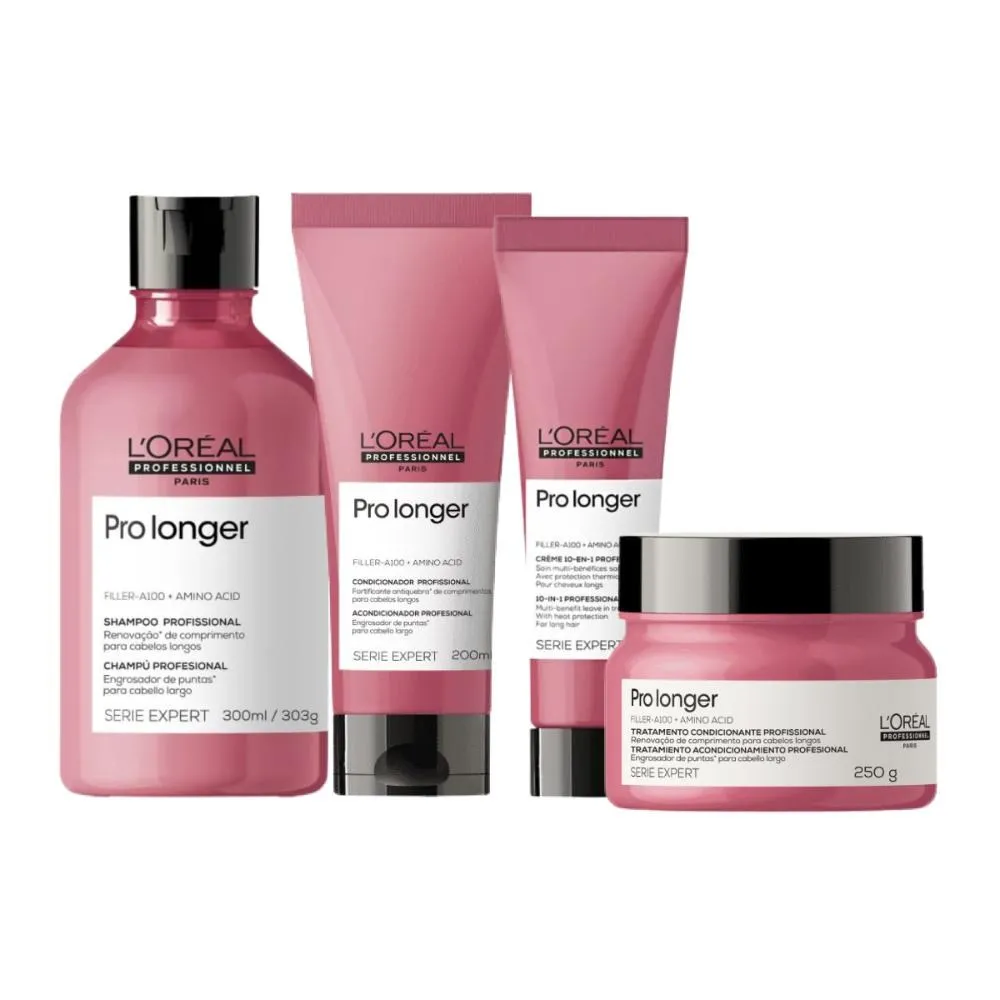 L'Oréal Serie Expert Pro Longer - Kit Home Care (4 Produtos)