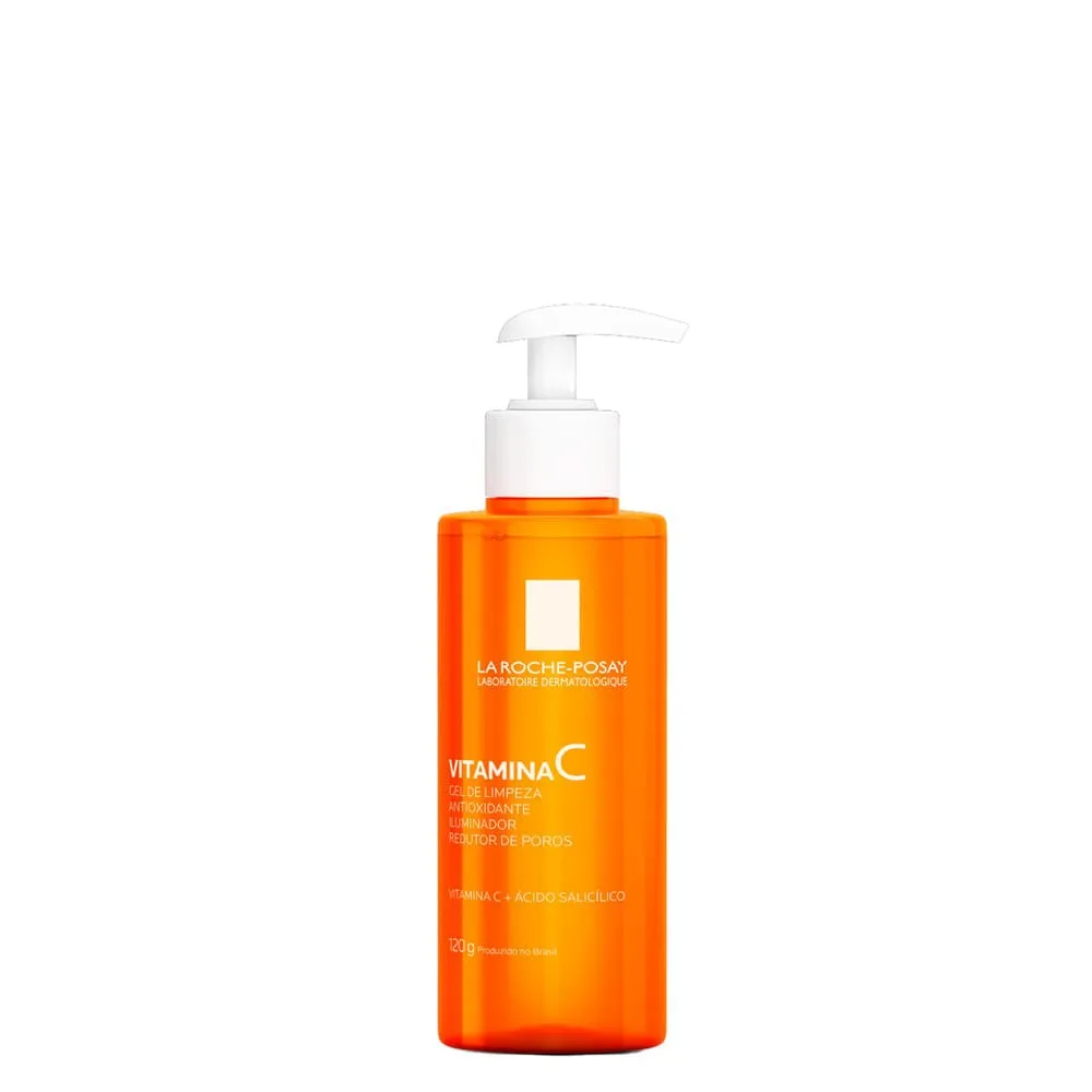 La Roche-Posay - Vitamina C - Gel de Limpeza Facial Antioxidante Iluminador Redutor de Poros - 120g