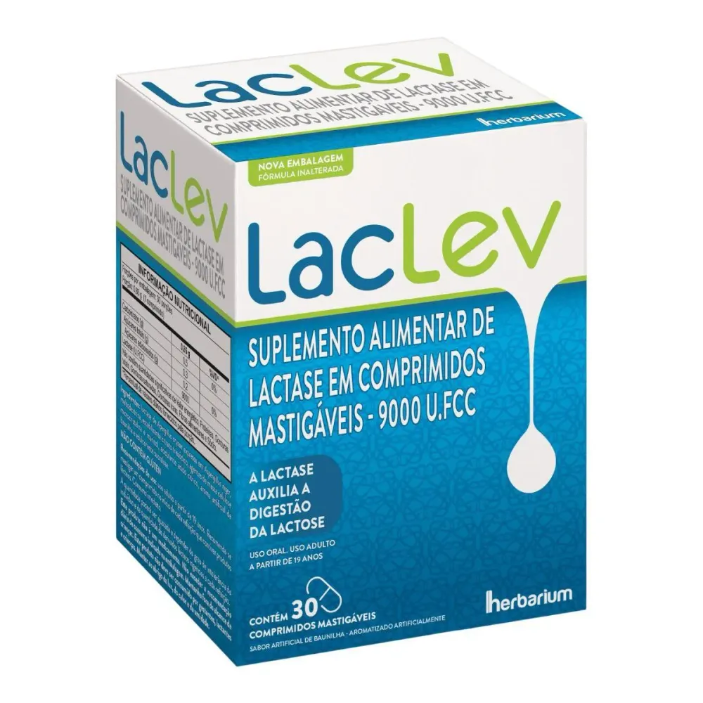 Laclev 30 comprimidos Mastigaveis