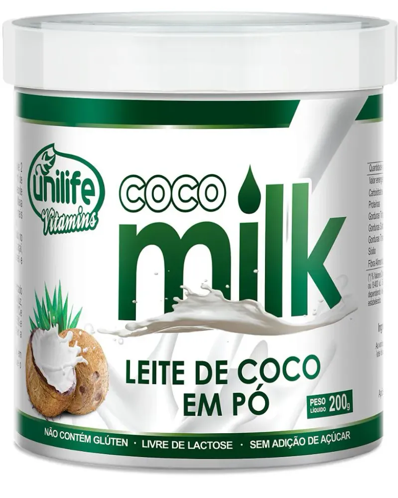 Leite de Coco em Pó - Coco Milk 200 G